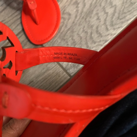 Sold‼️New Tory Burch Miller orange - Picture 6 of 8